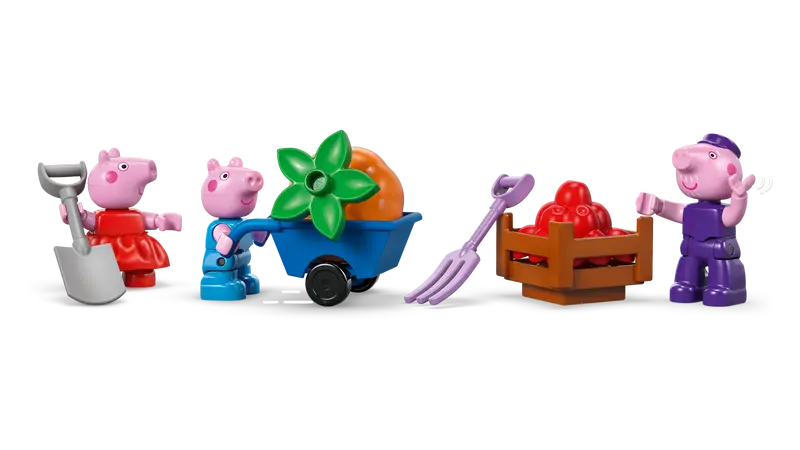LEGO DUPLO Peppa Pig and Grandpa Pig figures