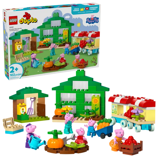 LEGO DUPLO Peppa Pig Grandpa Pig’s Garden and Greenhouse set