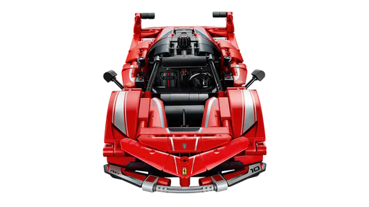 LEGO Technic Ferrari FXX K close up view showcasing details