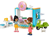 LEGO Friends donut café with table, chairs, and counter