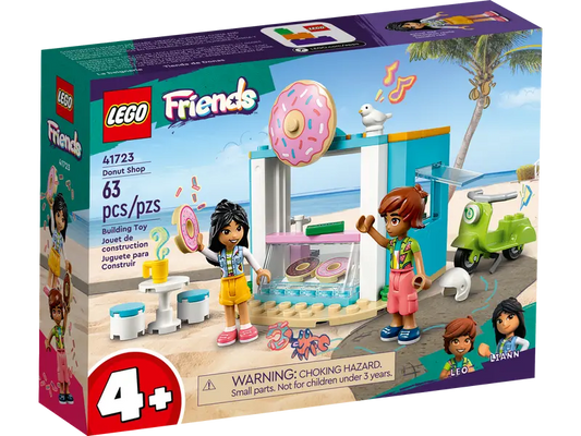 LEGO Friends Donut Shop set with Leo and Liann mini-dolls