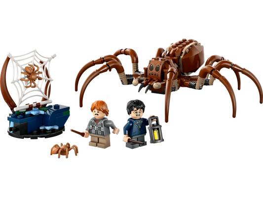 LEGO Harry Potter Forbidden Forest spider web and play scene
