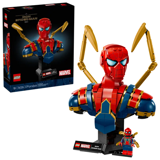 LEGO Marvel Iron Spider-Man Bust building set for adults