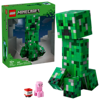 LEGO The Creeper™ – 665-Piece Minecraft-Inspired Building Toy for Kids 10+ | Creative Display & Play Set