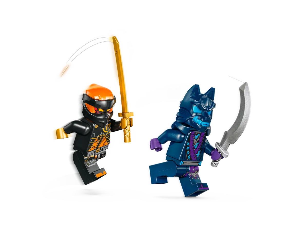 LEGO Ninjago Cole’s Elemental Earth Mech – Action-Packed Battle Building Toy for Kids Age 7+ | Movable Mech with Minifigures & Accessories