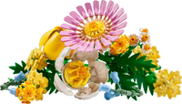 LEGO Botanicals Petite Sunny Bouquet – 373-Piece Flower Building Set for Adults and Kids Ages 9+ | Home Décor Floral Display Model