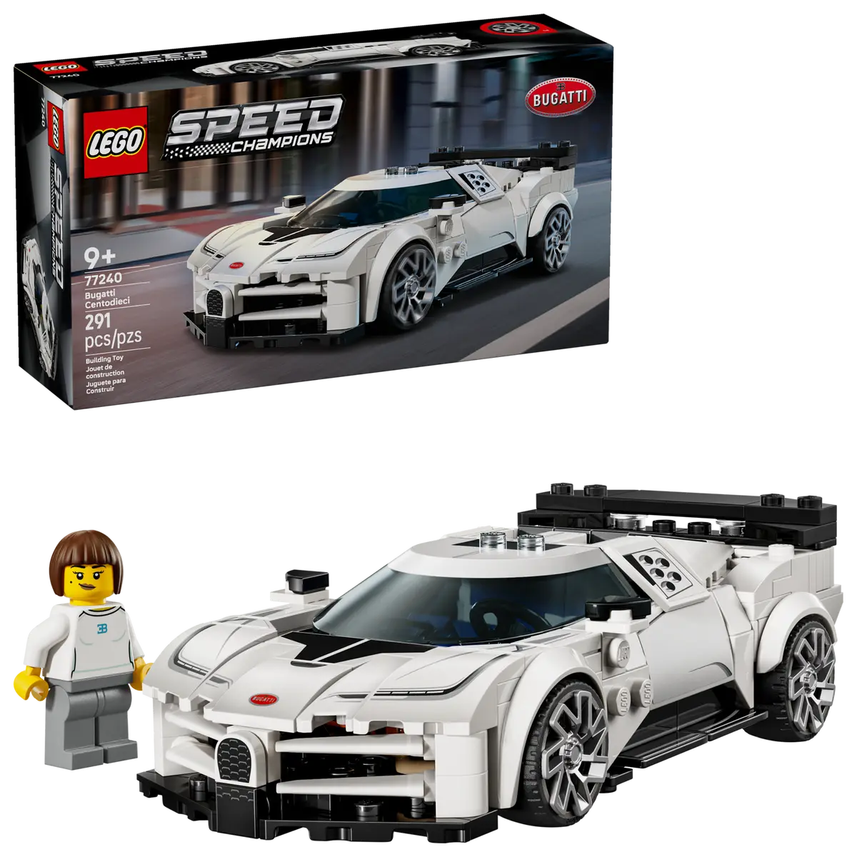 LEGO Speed Champions Bugatti Centodieci Hyper Sports Car set