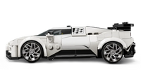 Side view of LEGO Bugatti Centodieci hypercar model