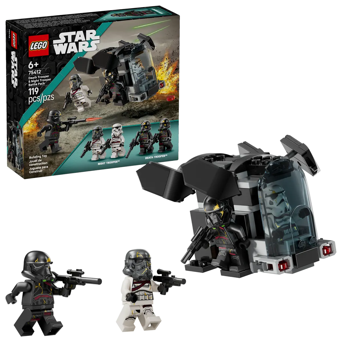 LEGO Star Wars Death Trooper and Night Trooper Battle Pack main set