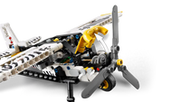 Close-up of LEGO Technic Bush Plane engine with rotating pistons