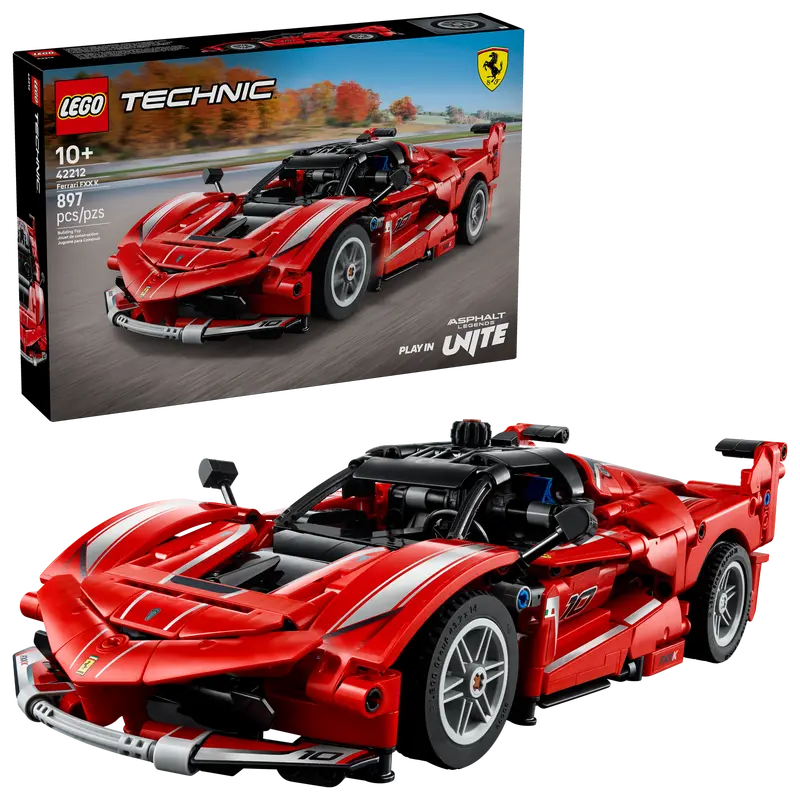 LEGO Technic Ferrari FXX K supercar model for kids and adults