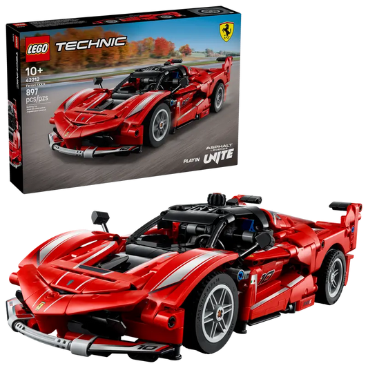 LEGO Technic Ferrari FXX K supercar model for kids and adults
