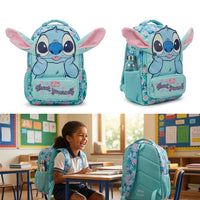 lightweight kids school bag with bottle pocket and padded straps