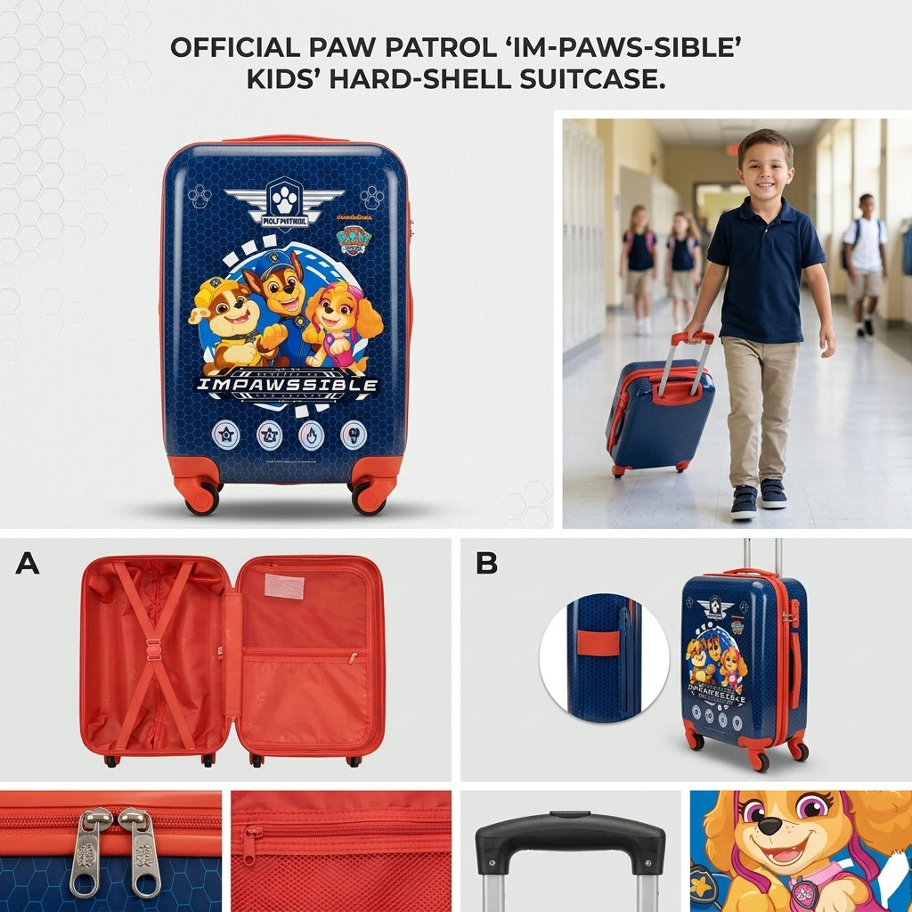 lightweight kids suitcase with telescopic handle