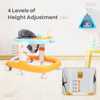 Durable baby walker made from sturdy ABS plastic