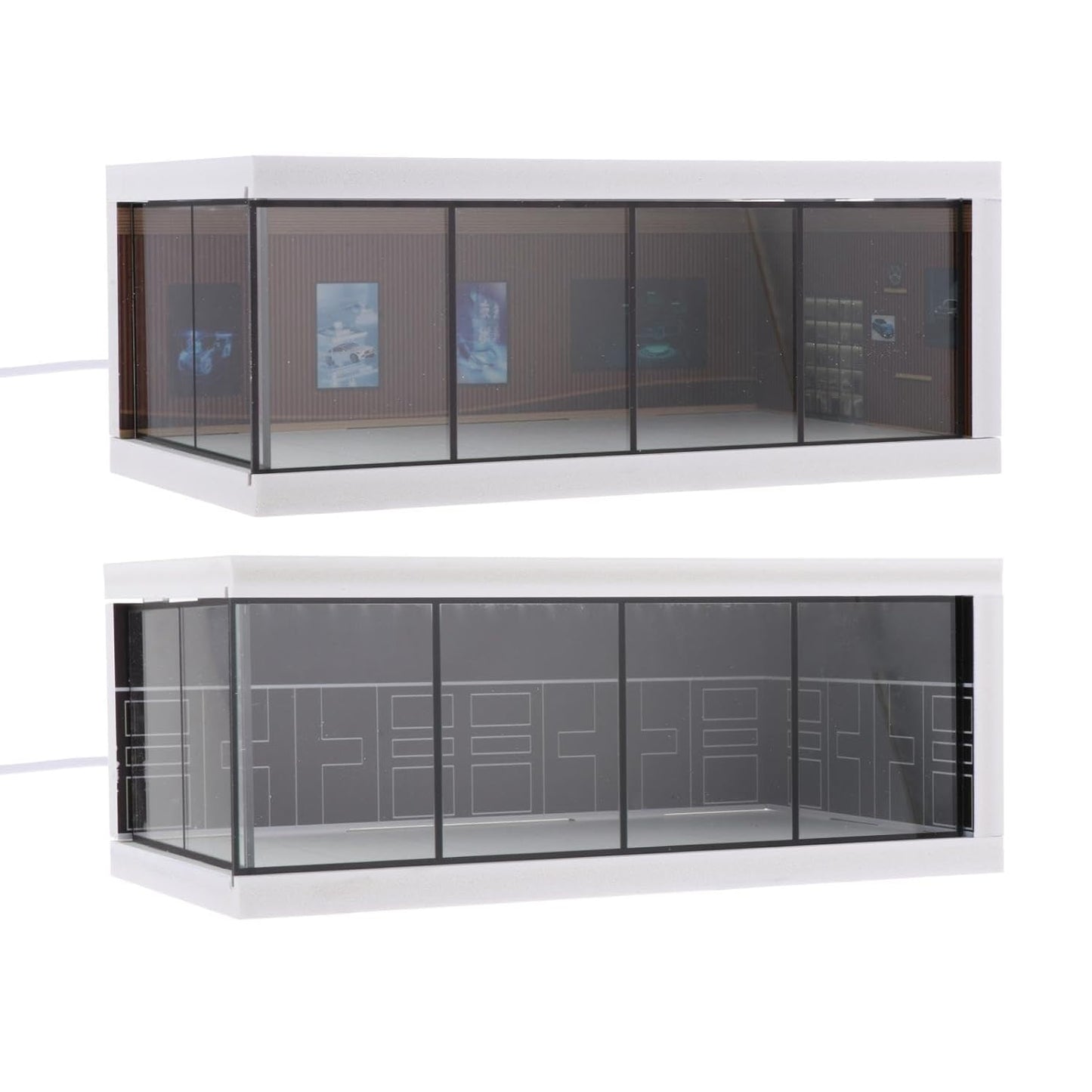 LOOM TREE LED light diorama garage display for diecast car collectors