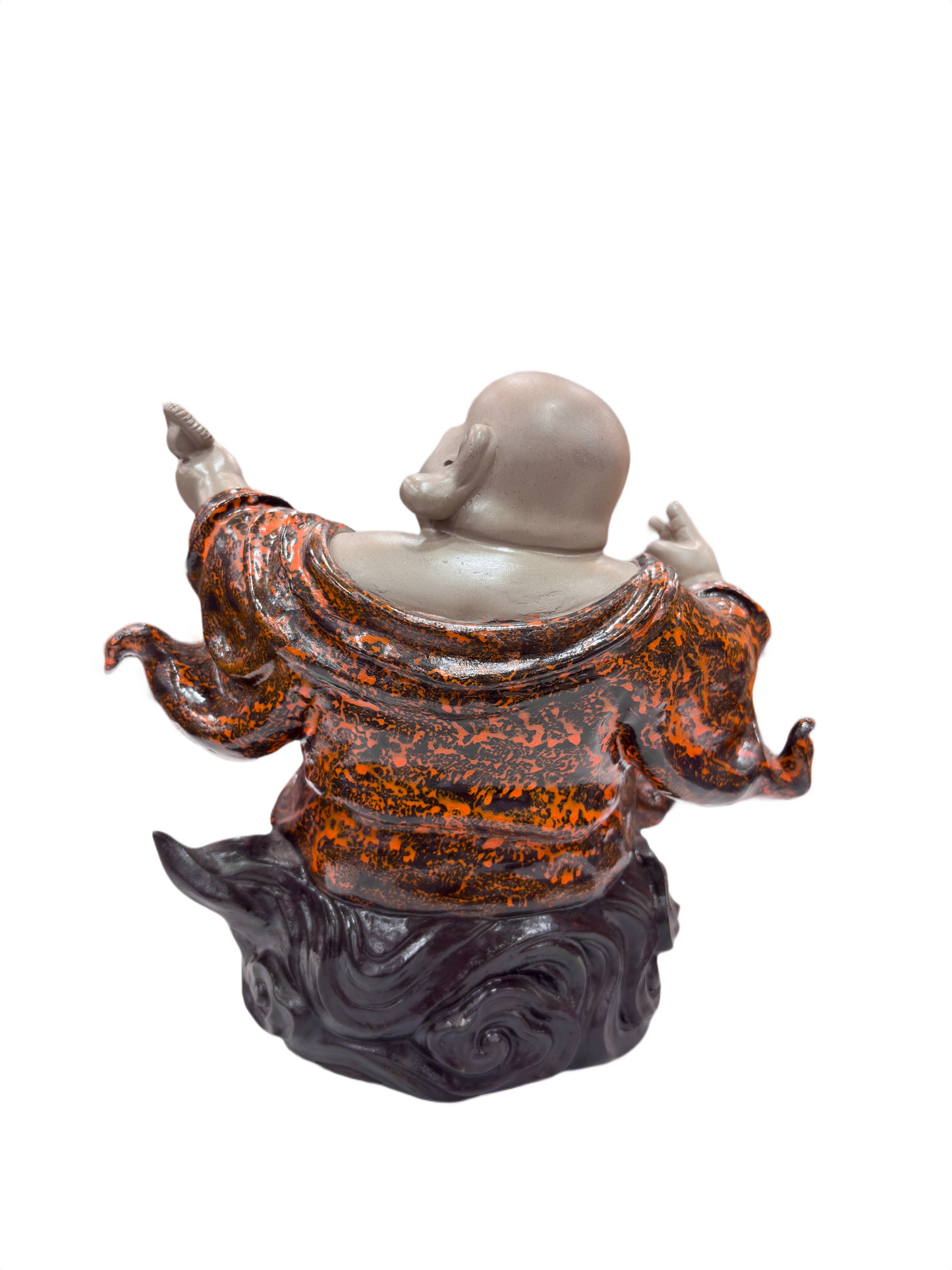 Laughing Buddha Statue – 9.5 Inch Premium Resin Idol for Home & Office Décor | Symbol of Wealth, Happiness & Good Luck