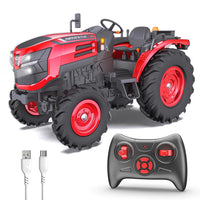 Mahindra OJA RC Tractor Toy for Kids in Red – Remote Control Rechargeable
