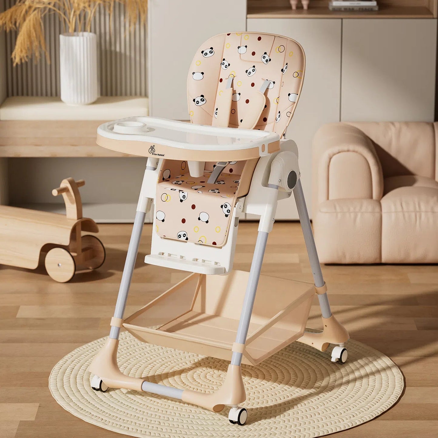 Adjustable Marshmallow High Chair for babies and toddlers.