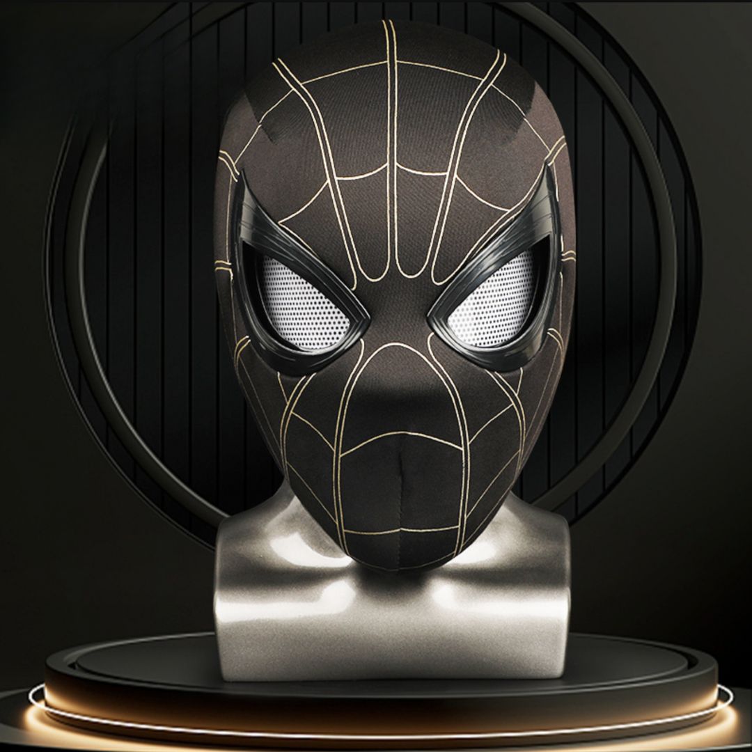 “Marvel Venom cosplay mask with remote-controlled flicker LED eyes”