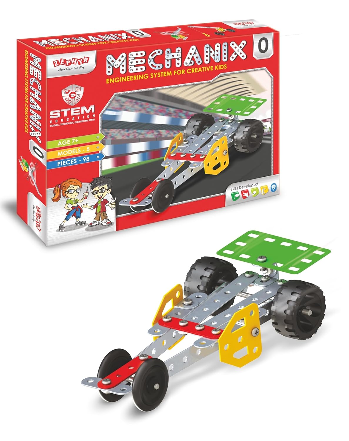 Mechanix 0 STEM educational construction toy for kids