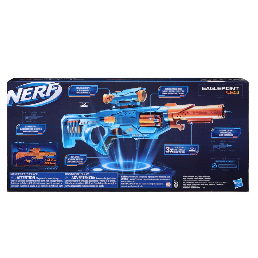 Customizable NERF Elite 2.0 Eaglepoint RD-8 with detachable parts