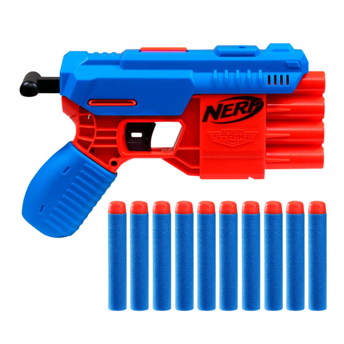 Loading foam darts into NERF Fang QS-4 Blaster