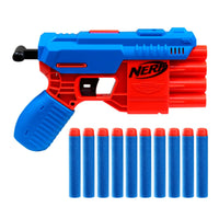 Loading foam darts into NERF Fang QS-4 Blaster
