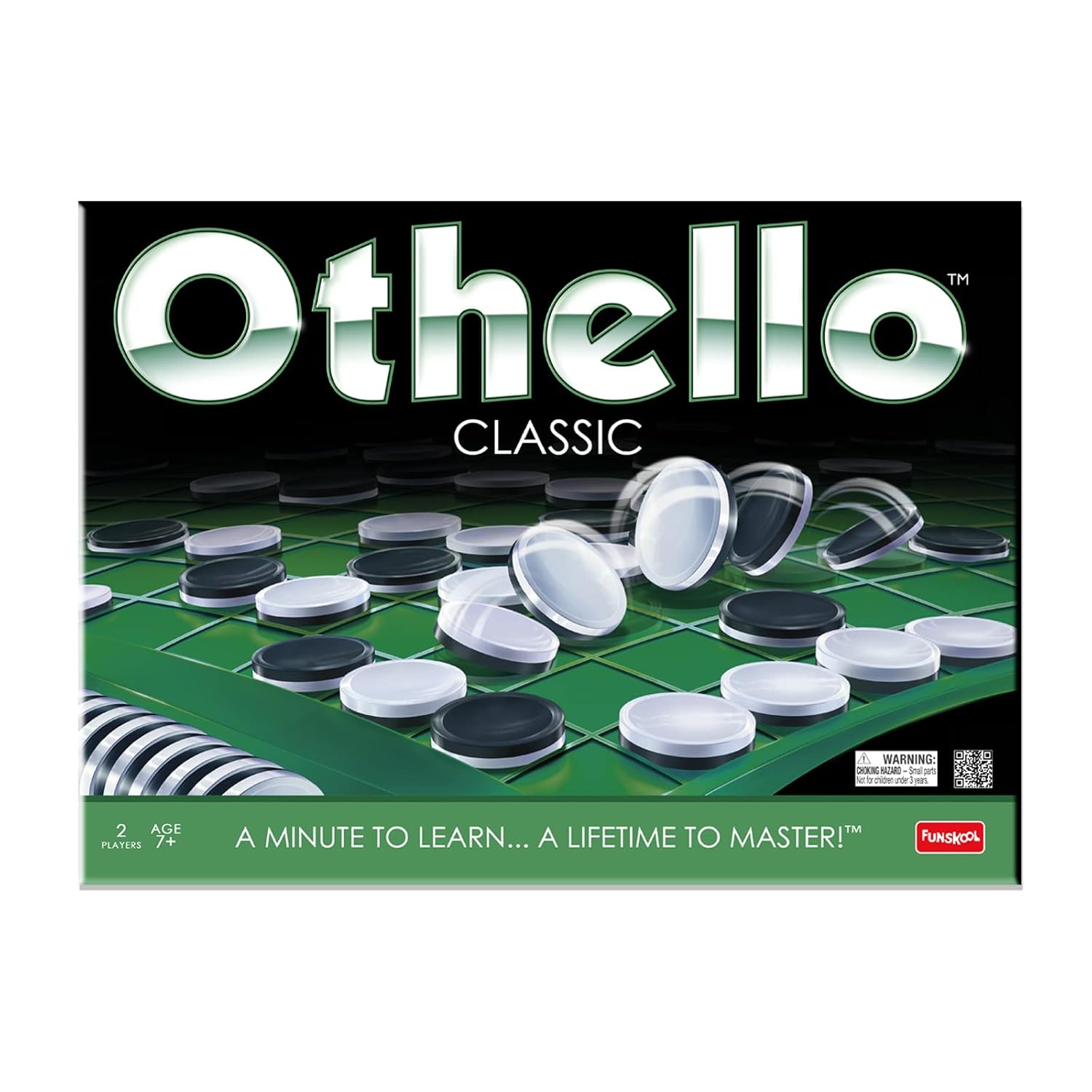 Funskool Othello Classic Strategy Board Game for Kids and Adults