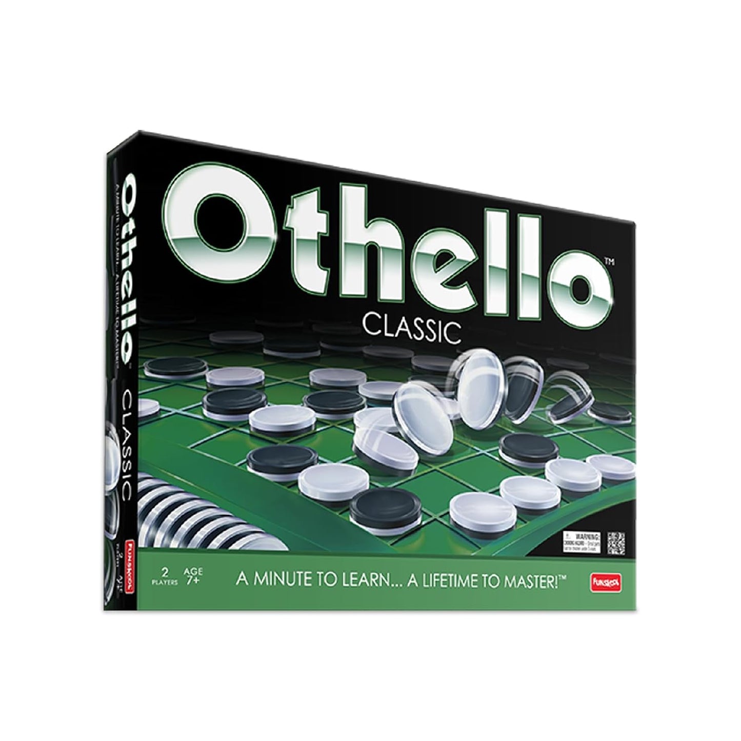 Othello game mid-play showing strategic disc flips