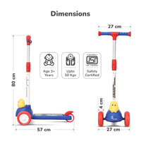 Multi-level height Road Runner Ryder Ace scooter for ages 3-6