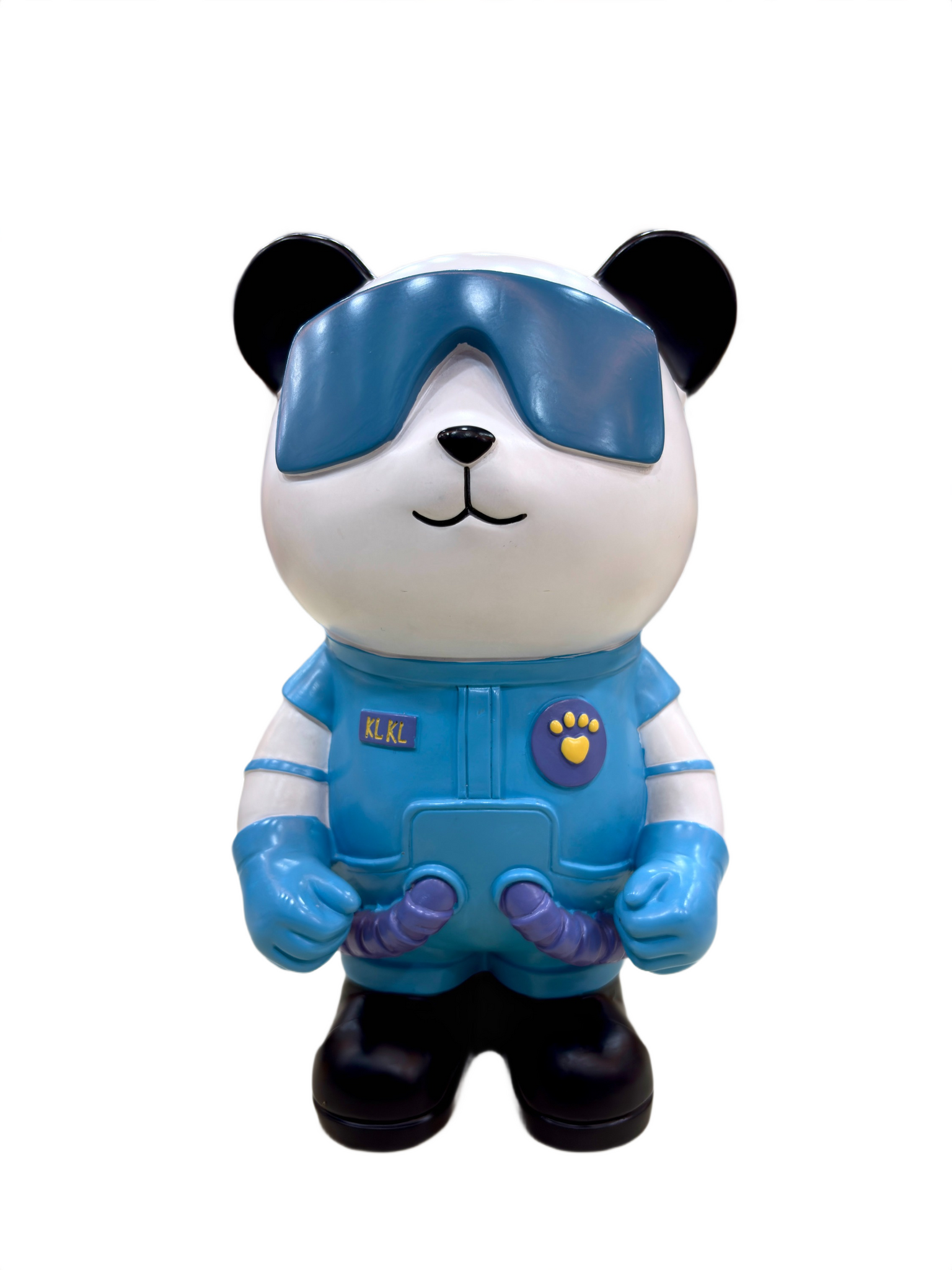 Panda Astronaut 11-inch decorative figurine displayed on desk as modern décor
