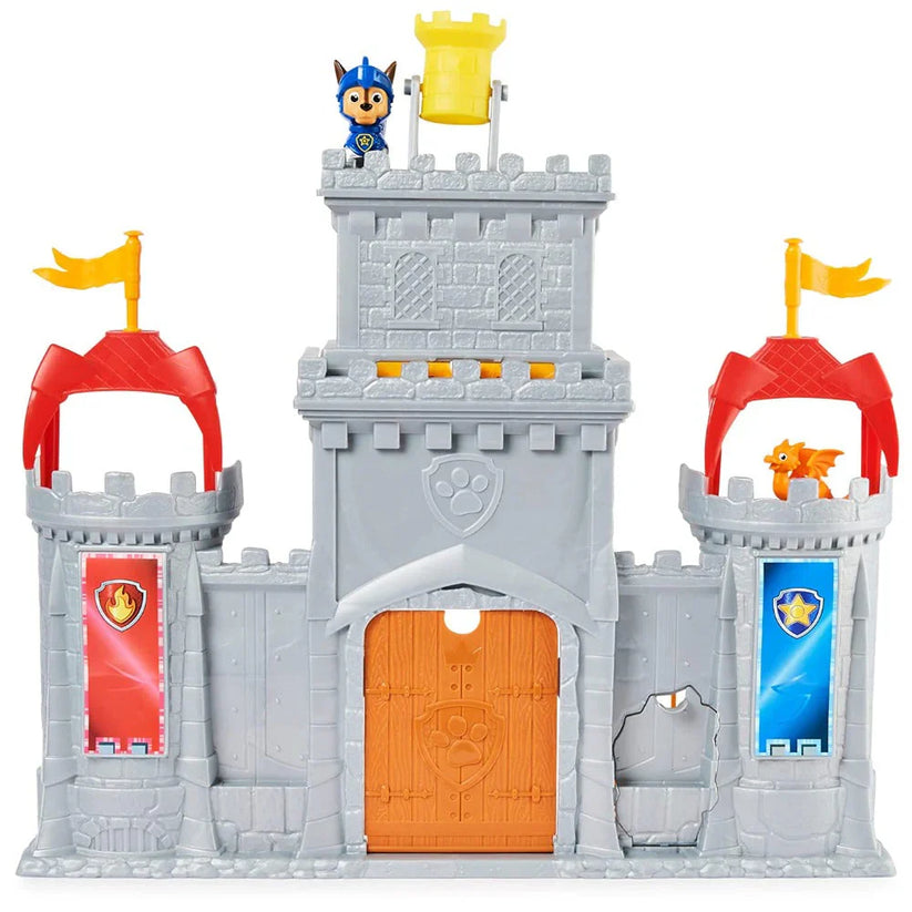 Paw Patrol Castle HQ playset transforming into command center.