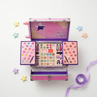 Kids' Unicorn Makeup Luggage Set — Deluxe Trolley Beauty Case