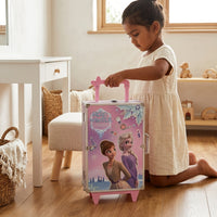 Kids' Winter Princess Makeup Luggage Set — Deluxe Trolley Beauty Case