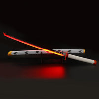 Demon Slayer Rengoku LED Katana Sword with red flame blade