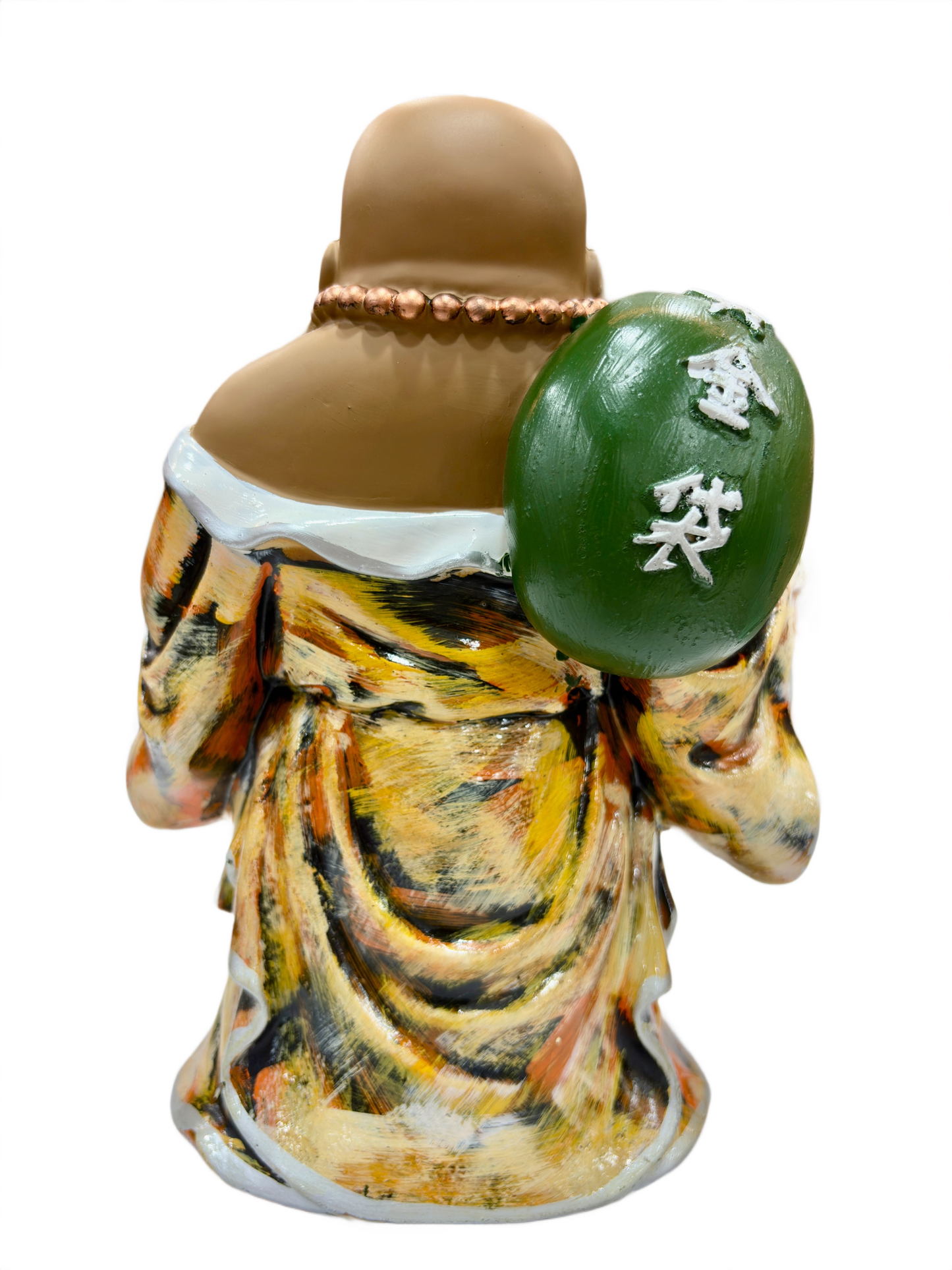 Laughing Buddha Resin Statue – 11 Inch Handcrafted Decor Idol for Positivity, Wealth & Happiness