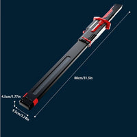 RGB LED lightsaber sword showing multiple color lighting modes and blade styles