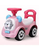 Ride-On Push Car for Kids with Music & Horn – Pink