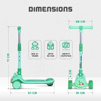 Road Runner Hopper Scooter handlebar with soft grip and wide non-slip deck for safe riding experience