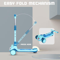 Lightweight and portable Road Runner Hopper kids scooter easy to carry and ride outdoors