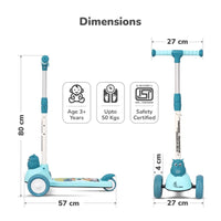 Adjustable height Road Runner Ryder Ace Scooter for children