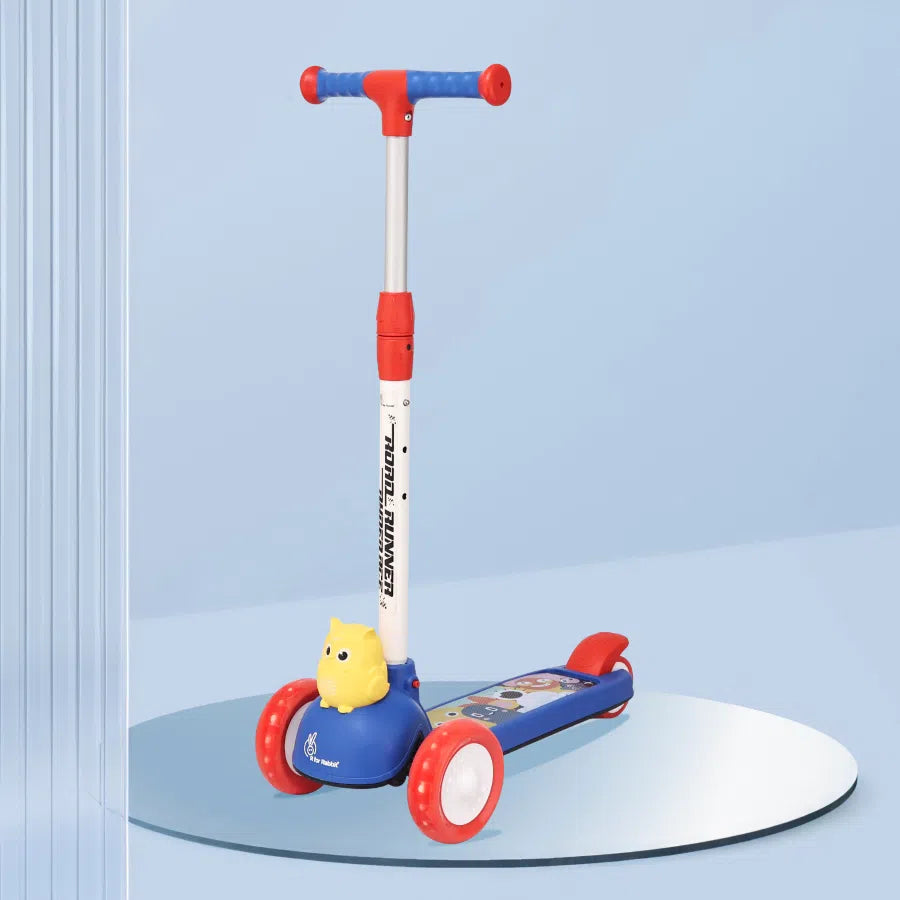 Road Runner Ryder Ace Kids Scooter with glowing PU LED wheels