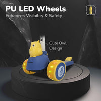 Blue and yellow Road Runner Ryder scooter for boys and girls