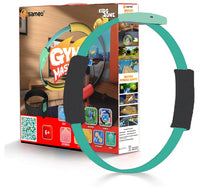 The Sameo Gym Master motion fitness ring with its adjustable leg strap sensor, designed for kids' interactive exercise games.