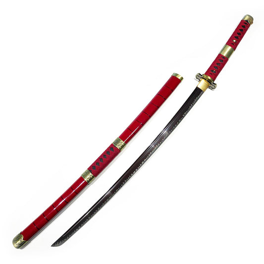 Sandai Kitetsu Zoro red LED katana sword replica