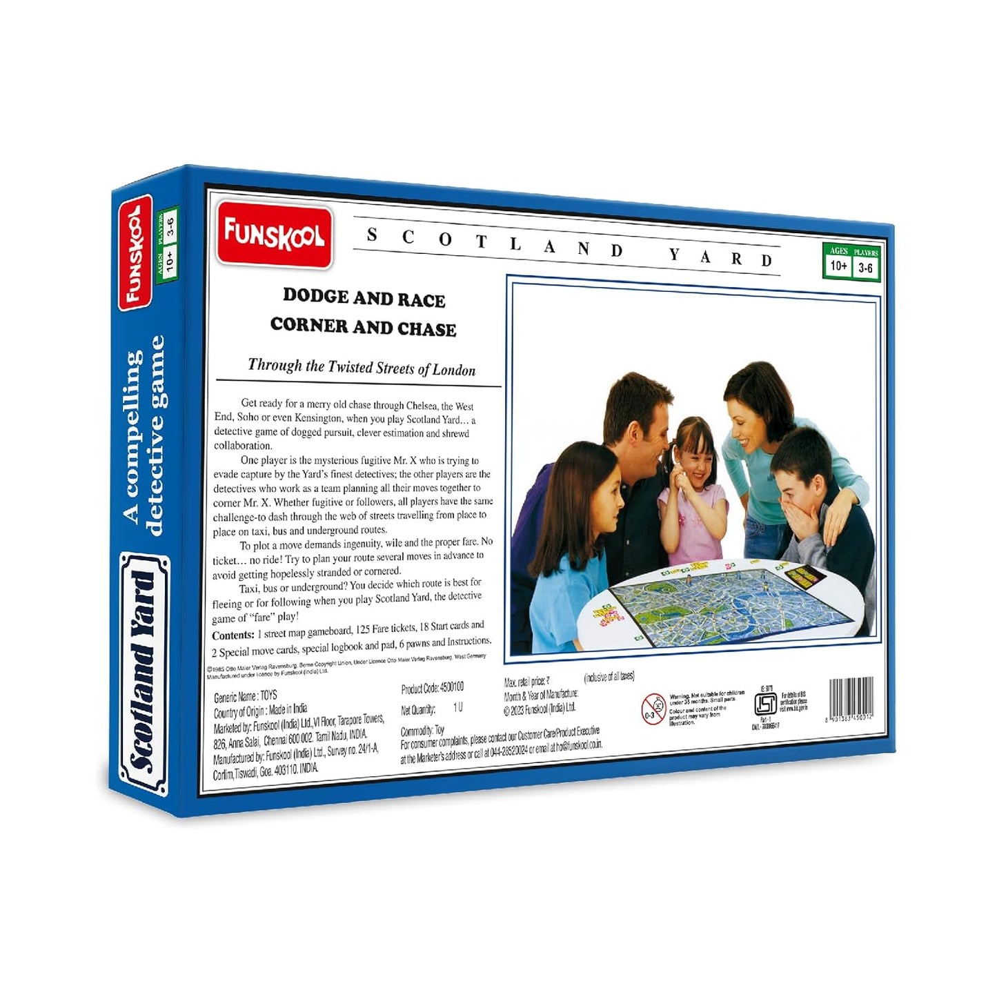 Funskool Scotland Yard strategy board game for kids and adults