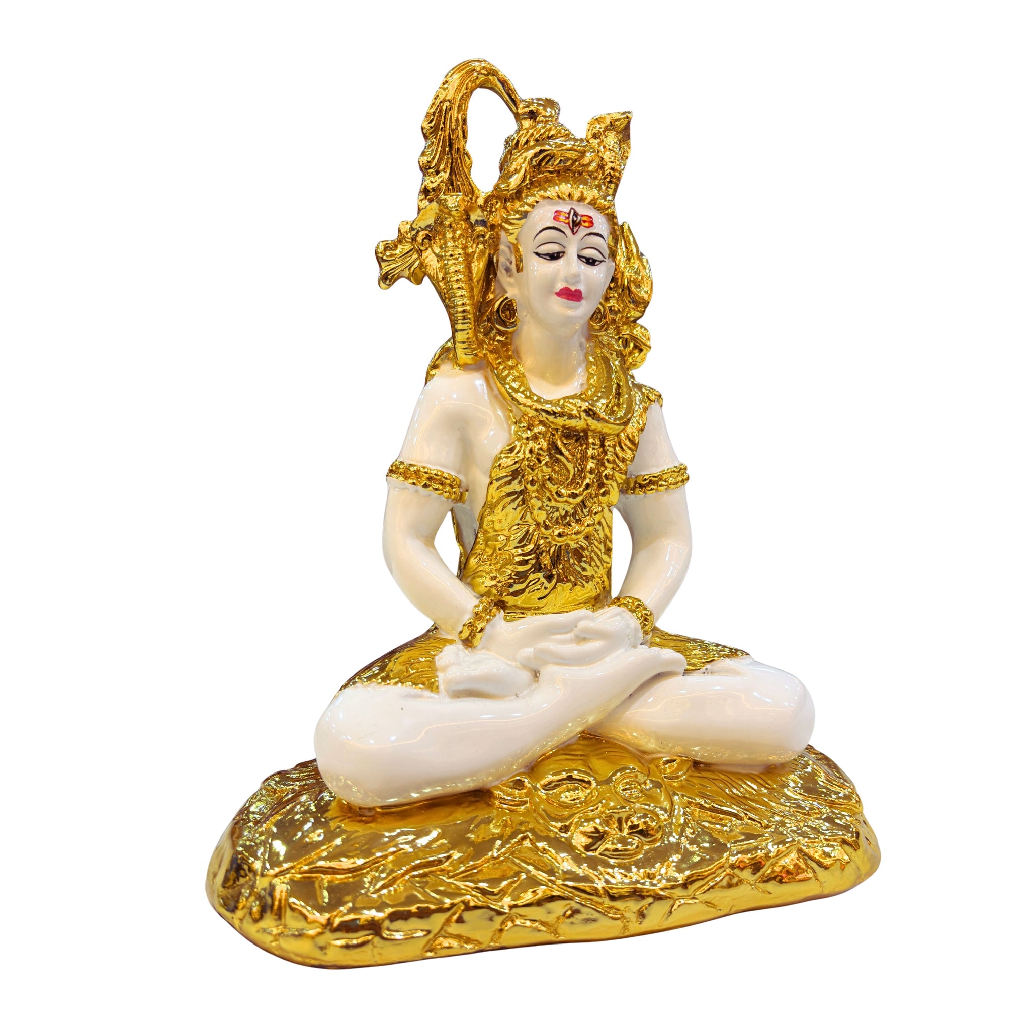 Lord Shiva resin idol – handcrafted statue symbolizing peace and strength