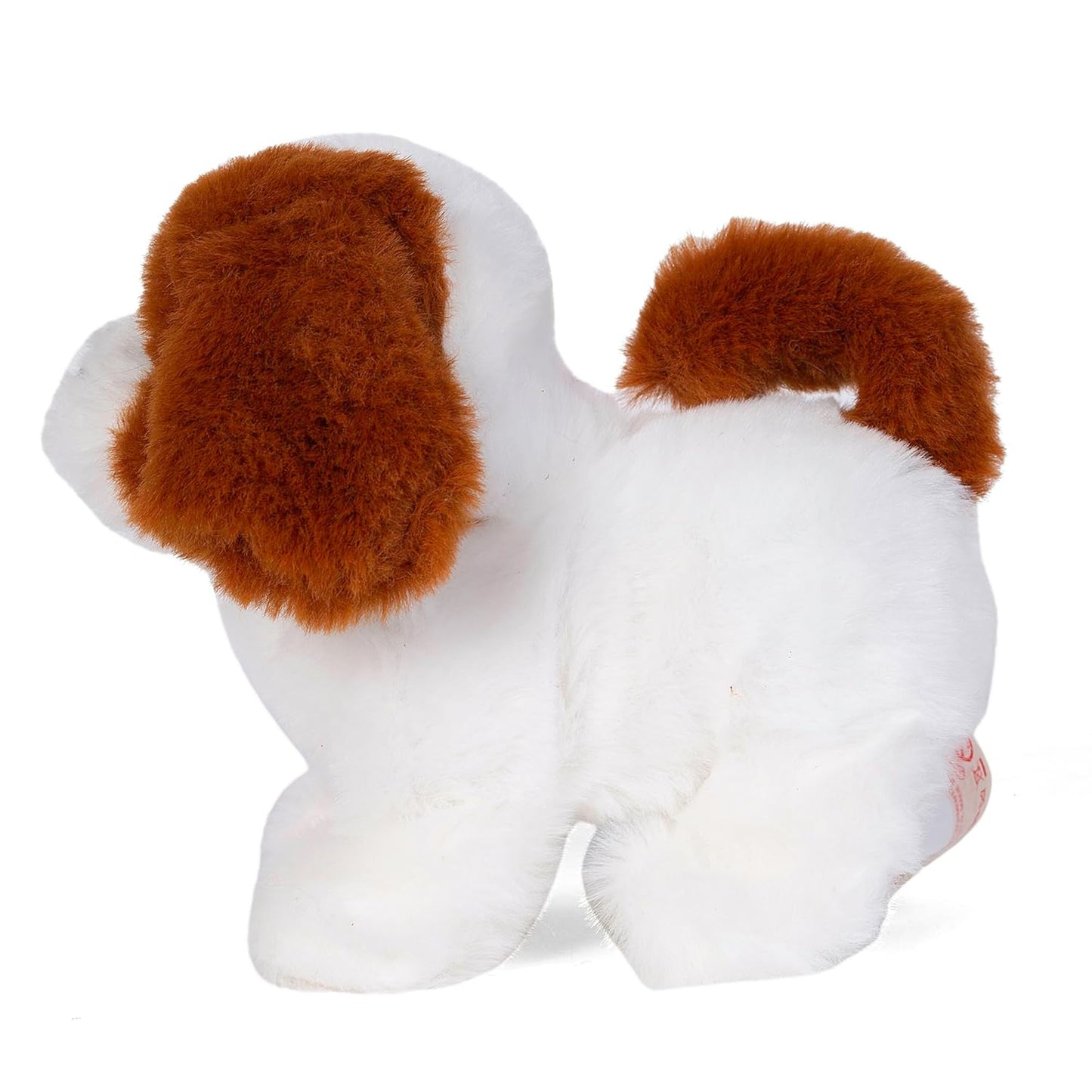 Soft and furry dog stuffed animal toy