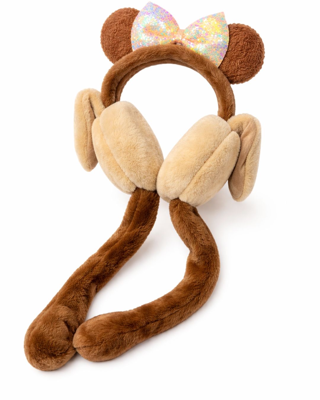 Plush Paws Kids Winter Earmuffs – Soft Warm Moving Paw Ear Muffs